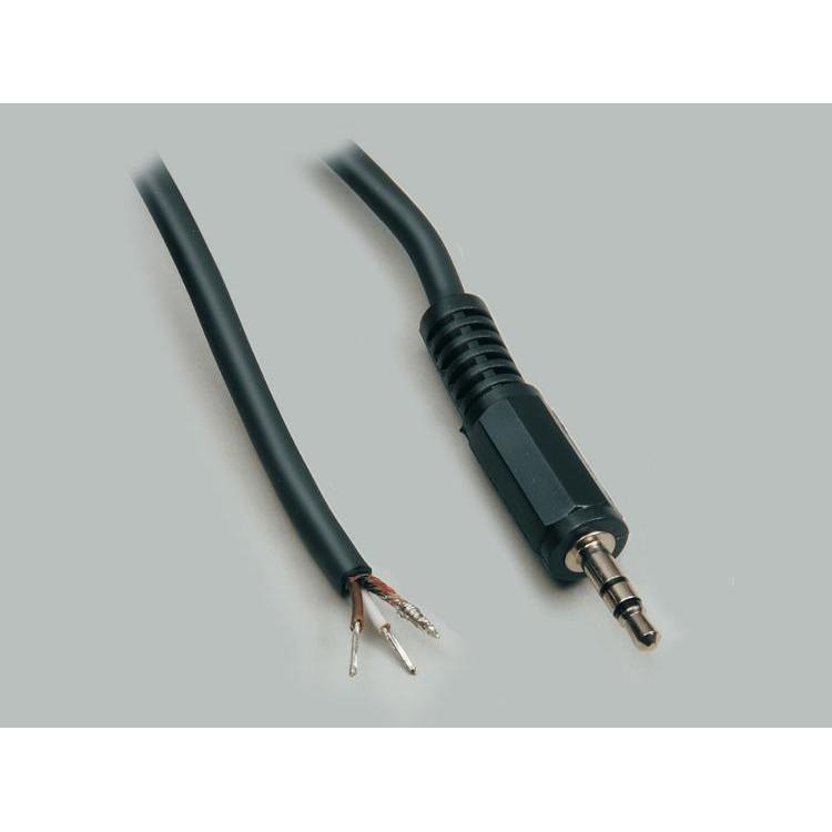 Thumbnail - BKL Electronic Audio/NF-Kabel Kllinkenstecker 3.5 mm, Audio Stecker, Schwarz