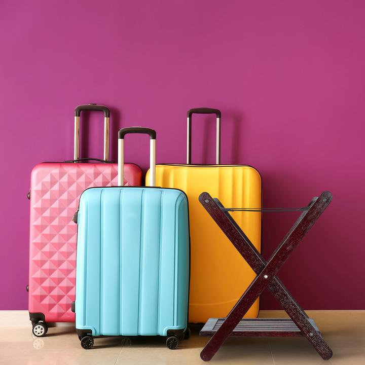 Actual product image Relaxdays Suitcase stand (Suitcase rack)