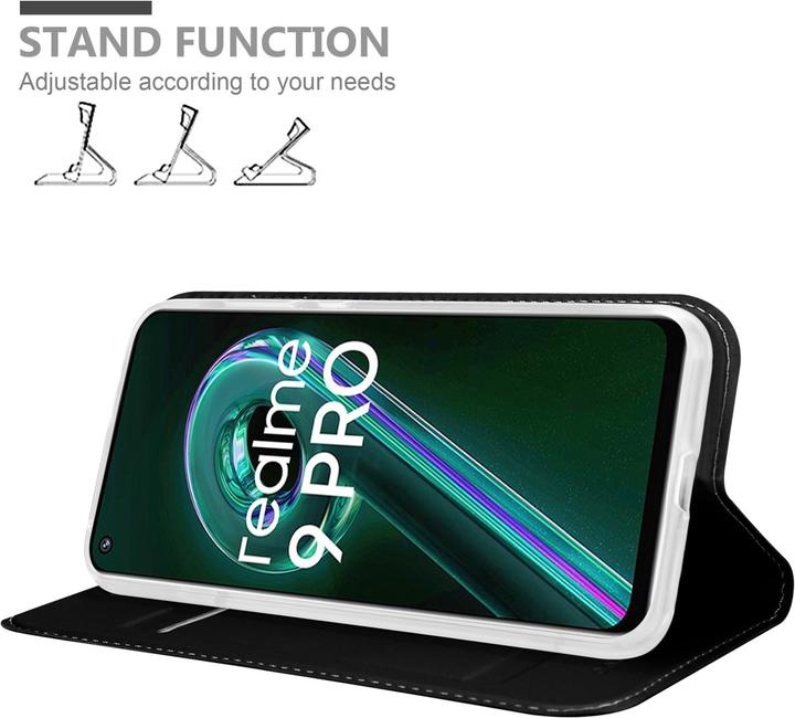 Immagine prodotto Cadorabo Custodia Classy Book per Realme 9 5G / 9 PRO / V25 / Q5 / OnePlus Nord CE 2 LITE 5G (OnePlus Nord CE 2 Lite 5G, Realme 9 Pro+, Vivo V25)