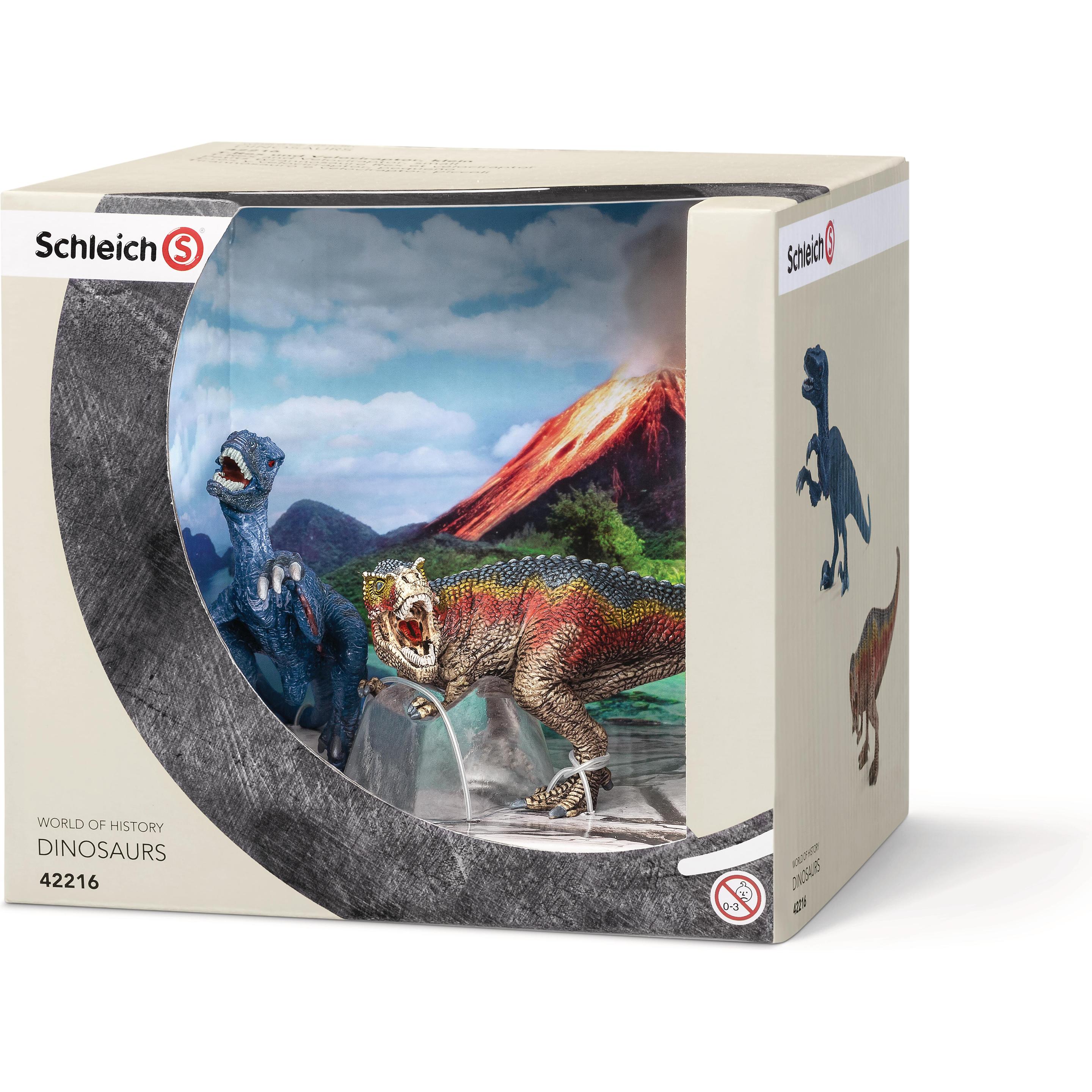 Thumbnail - Schleich T-Rex und Velociraptor klein