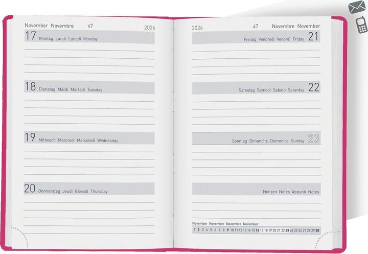 Produktbild Biella Taschenagenda Memento Ladytimer (10,1x14,2 cm, 1 Woche / 2 Seiten)