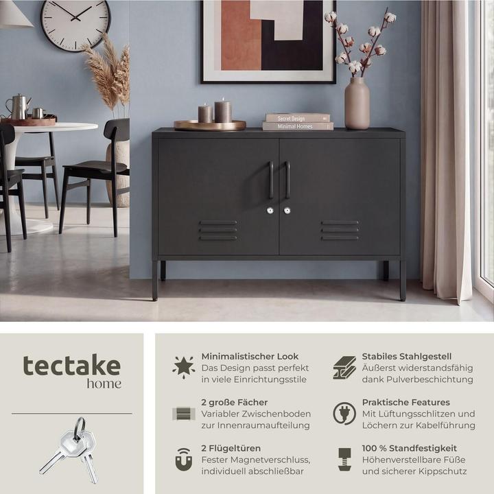 Image du produit tectake buffet (100 x 42.50 x 65 cm)