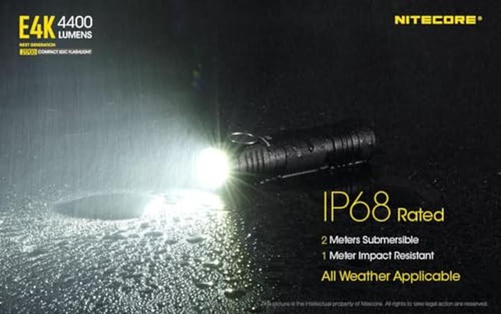 Immagine prodotto Nitecore E4K - 4400 Lumen (11.75 cm, 4400 lm)