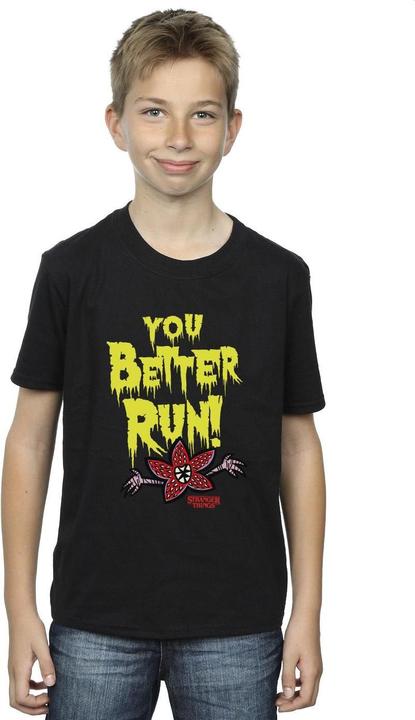Produktbild Netflix Stranger Things You Better Run TShirt Jungen (128)