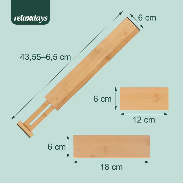 Produktbild Relaxdays 22-tlg. Schubladentrenner-Set