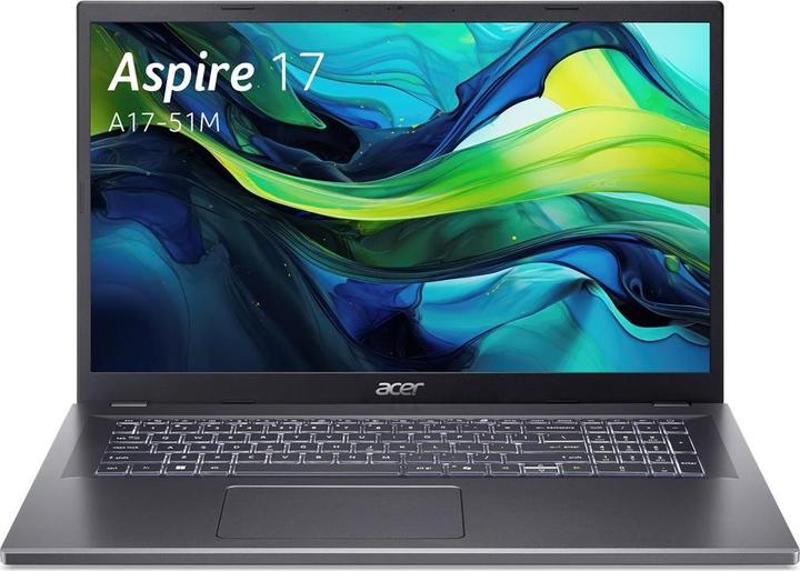 Actual product image Acer Aspire 17 (17.30", Intel Core 7 150U, 16 GB, 512 GB, DE)