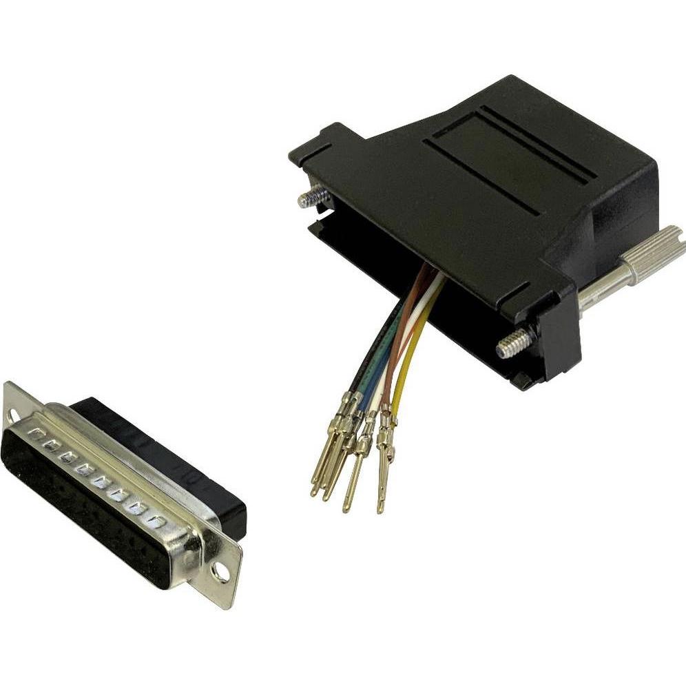 BKL Electronic 10121134 Adapter D-SUB-Stecker 25pol. - RJ45-Buchse 1 St. Single, Elektronikkabel + Stecker