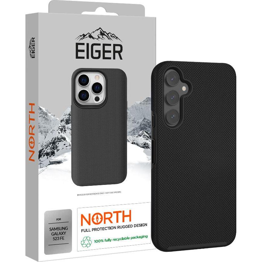 Eiger North Case (Samsung Galaxy S23 FE), Smartphone Hülle, Schwarz