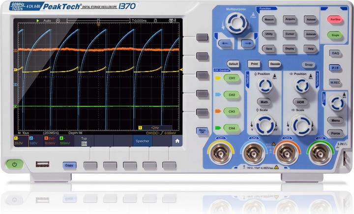 Image du produit Peaktech Oscilloscope à mémoire numérique P 1370