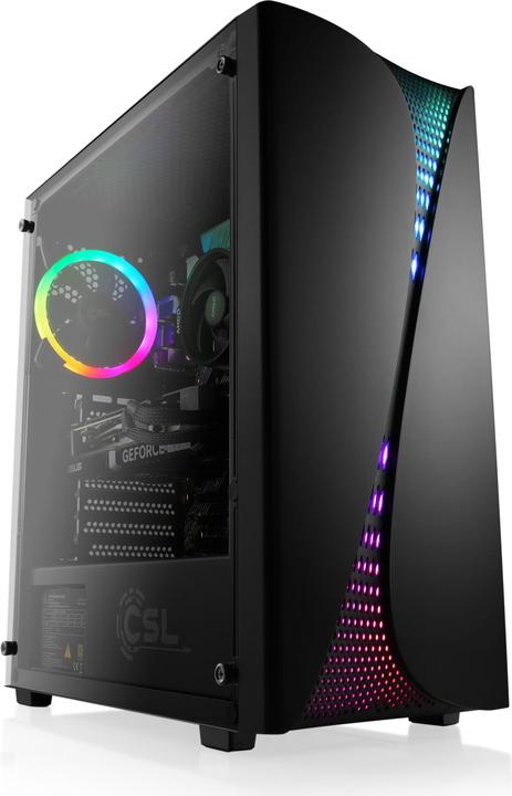 Actual product image CSL Gaming PC M11620H (AMD Ryzen 5 9600X, 16 GB, 1000 GB, GeForce RTX 4060)