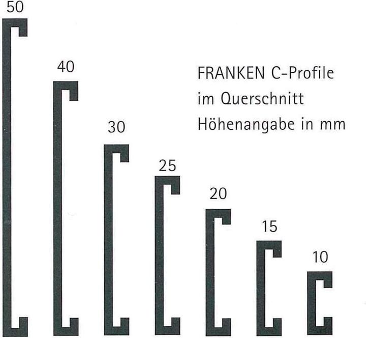 Produktbild Franken Namensschild magnetisch (10 x)