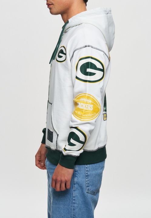 Produktbild Recovered Re:covered Fleece Hoody - INK DYE Green Bay Packers - L (L)