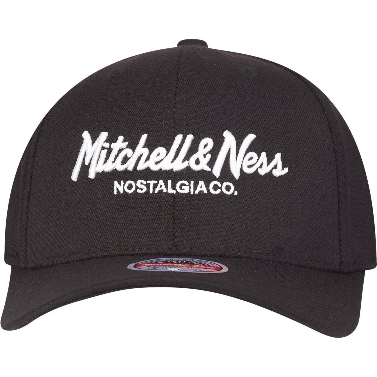 Thumbnail - Mitchell & Ness, Cap, Stretch Snapback Cap PINSCRIPT schwarz weiss