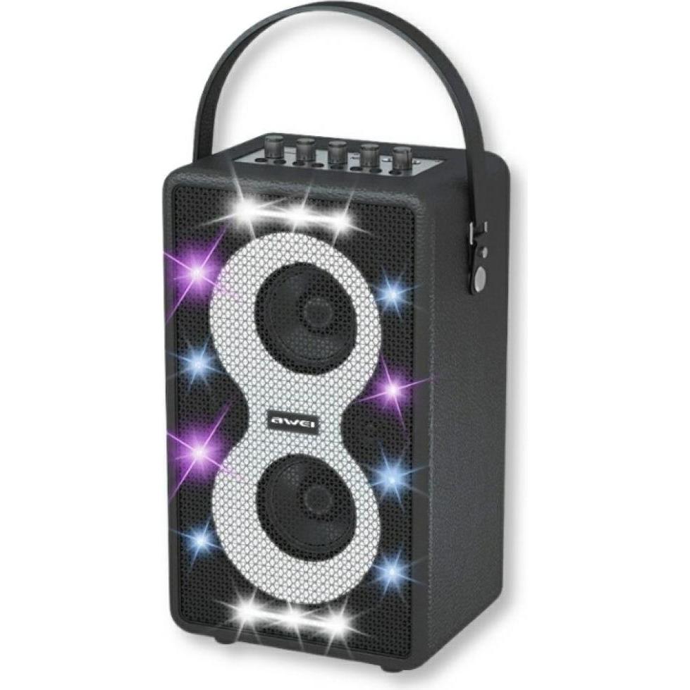 Awei Głośnik bezprzewodowy KA15 Bluetooth 5.3 70W czarny, Altoparlante Bluetooth, Nero