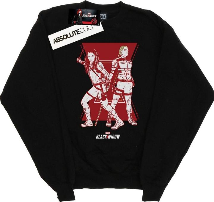 Immagine prodotto Black Widow Movie Sisters Silhouette Felpa Donna (XL)