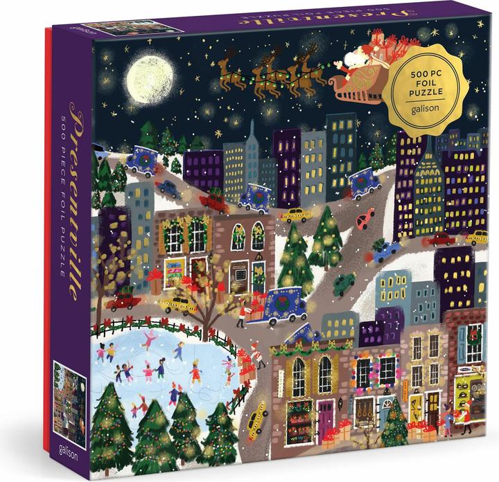 Abrams & Chronicle Joy Laforme Presentville 500 Piece Foil Puzzle (500 Teile)
