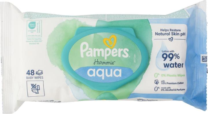 Actual product image Pampers Wet wipes Aqua Harmony (48 pcs.)
