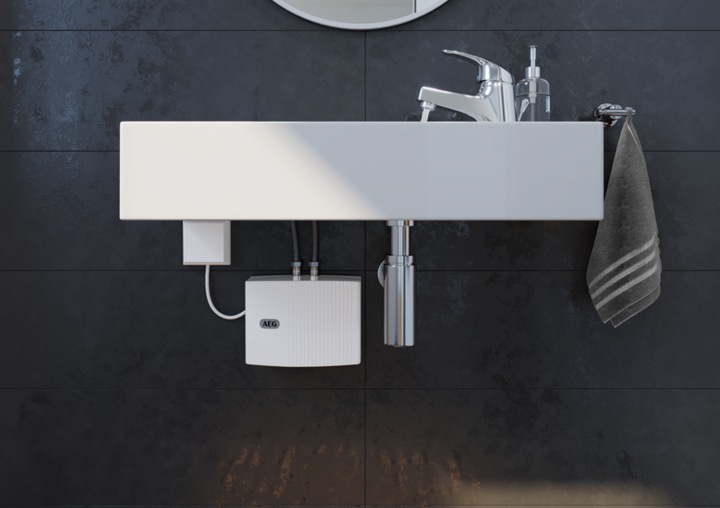 Immagine prodotto AEG Haustechnik Piccolo scaldacqua istantaneo MTH 440 per lavamani, 4,4 kW, attacco fisso 230V, non pressurizzato