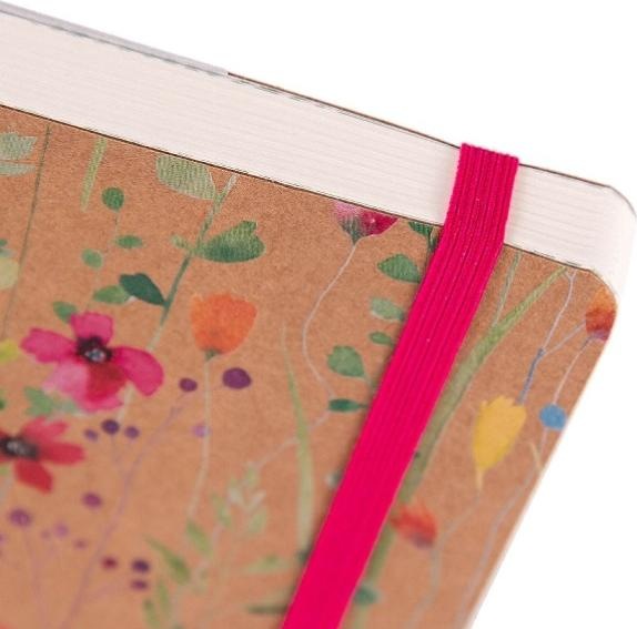 Actual product image Artebene Writing book flower meadow on kraft paper (A5)