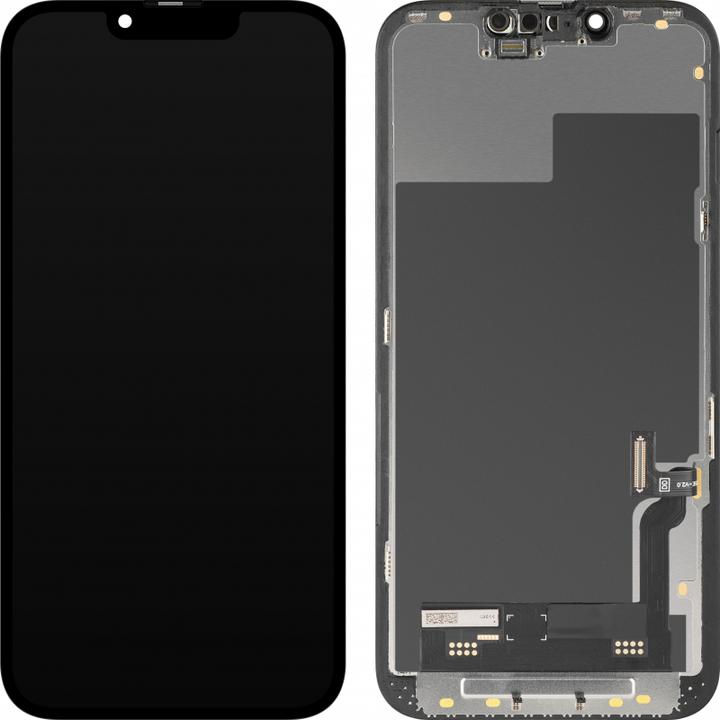 Actual product image MP Display Unit f?r iPhone 13, Soft OLED FHD IC Movable Version, Aftermarket, Black (Display, Apple iPhone 13)