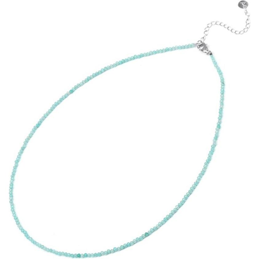 Agato, Collana, - Mineral necklace with amazonite beads POL-N08/47L