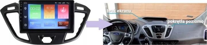 Actual product image No Name RADIO GPS NAVIGATION FORD TRANSIT 2012-2018 ANDROID (9")