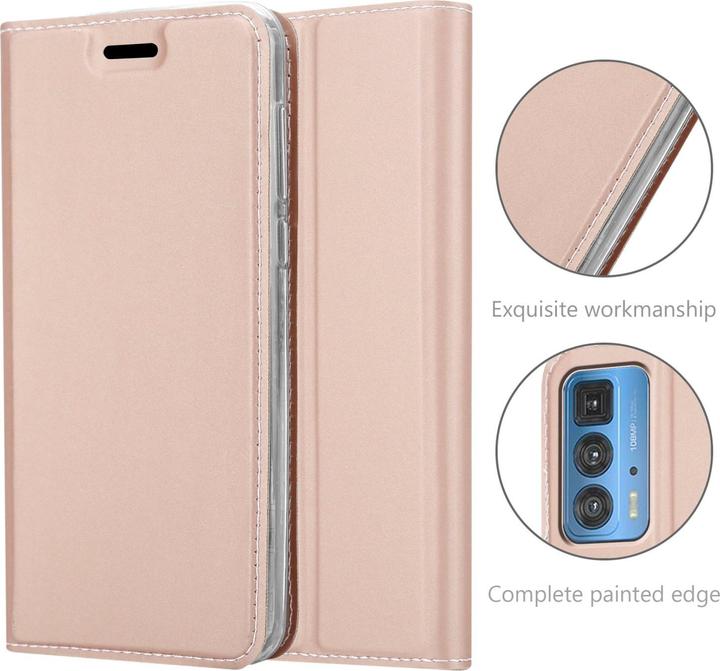 Actual product image Cadorabo Classy Book Case for Motorola EDGE 20 PRO / EDGE S PRO (Motorola Edge S Pro, Motorola Edge 20 Pro)