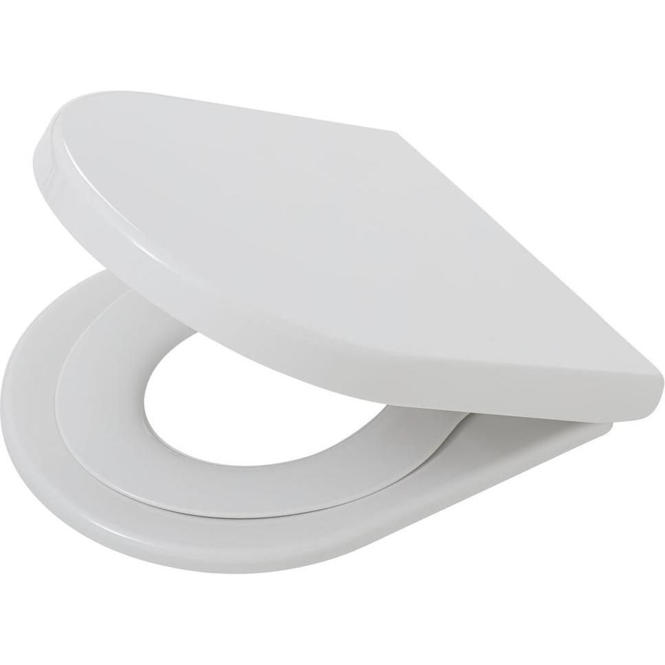 Tiger, Coperchio e sedile WC, Turley Toilet seat with children’s seat Thermoplast White