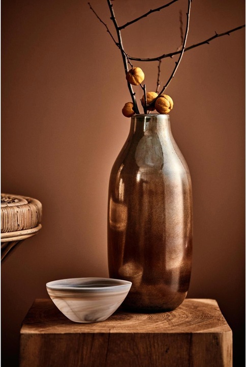 Immagine prodotto Leonardo Vaso lampadario Calmo, Marrone, 34 cm (1 x, 16 x 16 x 36 cm)