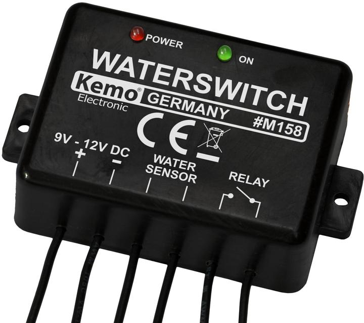 Actual product image Kemo Water detector 9-12 V DC