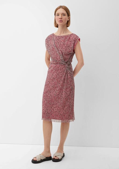 Produktbild s.Oliver Kleid Mesh-Kleid mit Plisseefalten (44)