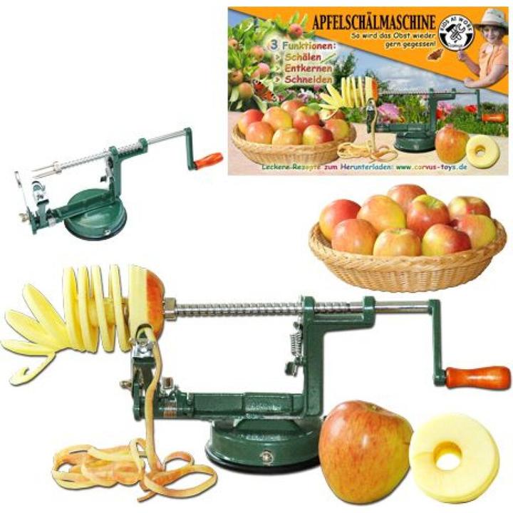 Actual product image Corvus Toys Apple peeling machine