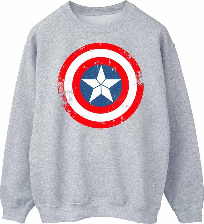 Immagine prodotto Captain America Civil War Distressed Shield Felpa Donna (XXL)