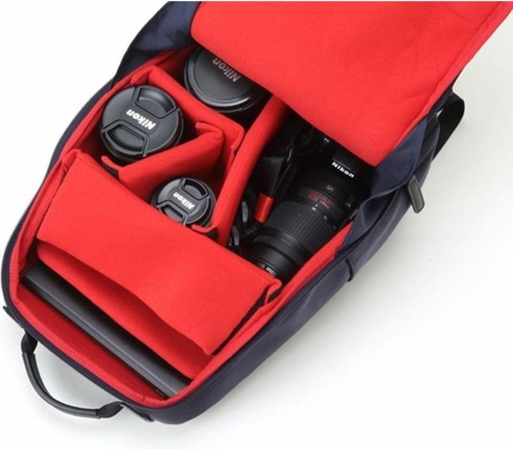 Actual product image Artisan & Artist RR4-06C Leather Panel Backpack (11 l)