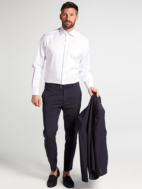 Produktbild Eterna Herrenhemd MODERN FIT Langarm Standard WEISS Gr.41 (41)
