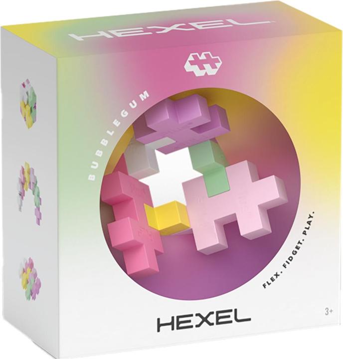 Immagine prodotto Plus-Plus Blocchi da costruzione Hexel Flex, rosa