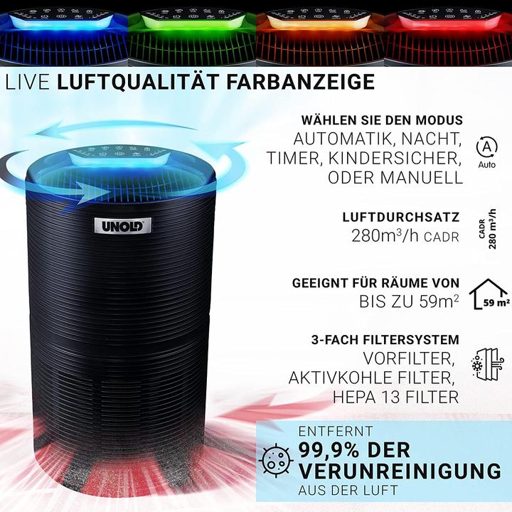 Produktbild Unold Luftreiniger Alpha (59 m²)