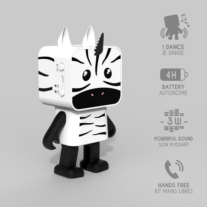 Produktbild Mobility on Board Dancing Animals speaker Zebra (4 h, Akkubetrieb)