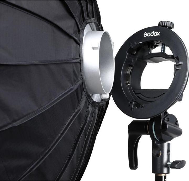 Produktbild Godox S2 type Bracket Bowens + Softbox 80x80cm (Softbox)