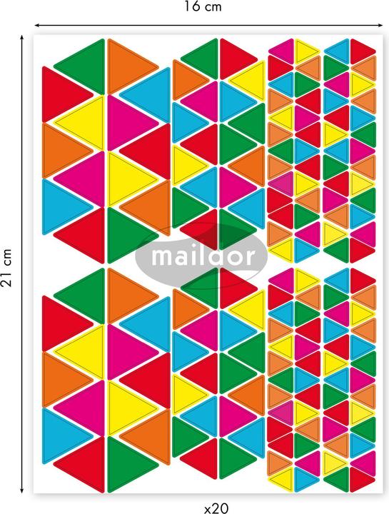 Produktbild My Mandarine Sticker, Geometrisch