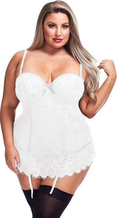 Baci Bustier And Gstring (3XL, 4XL)