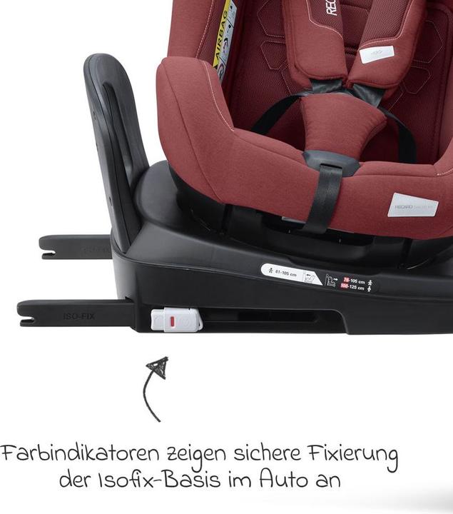 Actual product image RECARO Salia 125 Kid Reboard child seat (61-125 cm) (Reboarder, ECE R129/i-Size Standard)