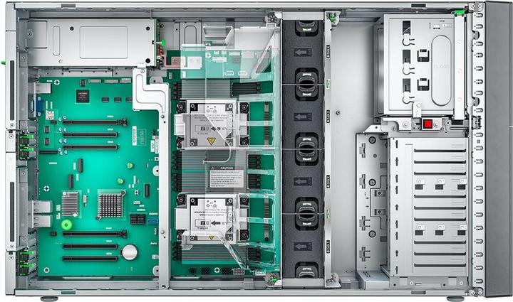 Actual product image Fujitsu PRIMERGY TX2550 M7 basic 8x2.5" value Server Xeon Gold 2.8 GHz 32 GB (Intel Xeon Gold 6526Y, 32 GB, Tower Server)