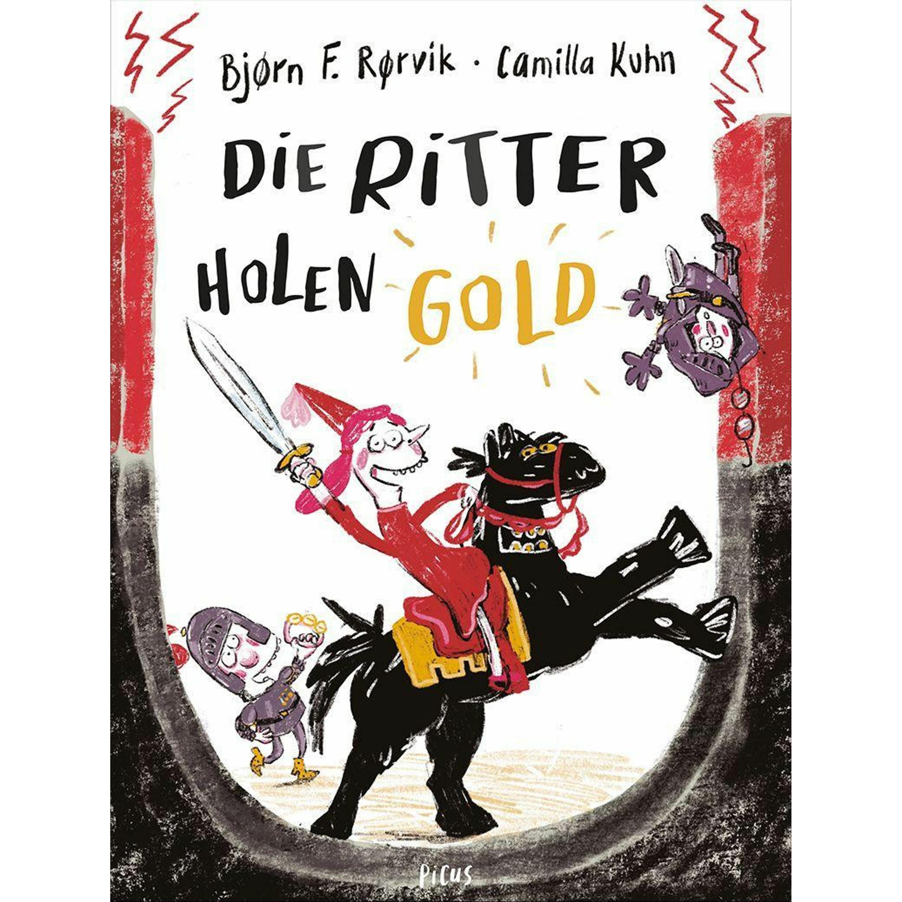 Thumbnail - Die Ritter holen Gold, Kinderbücher von Bjørn F. Rørvik, Barbara Giller, Camilla Kuhn