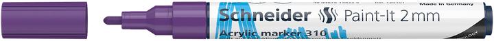 Valeurs nutritives et ingrédients Schneider Marqueur acrylique Paint-It 310 2mm violet (1 x)