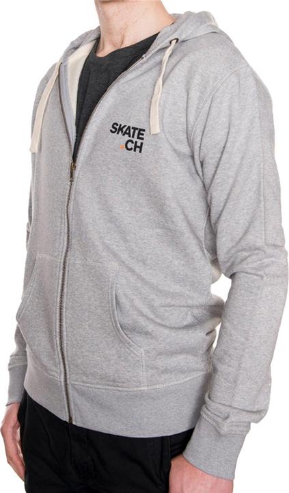 Actual product image Skate.ch Caps Lock Small Zip-Hood (XL)