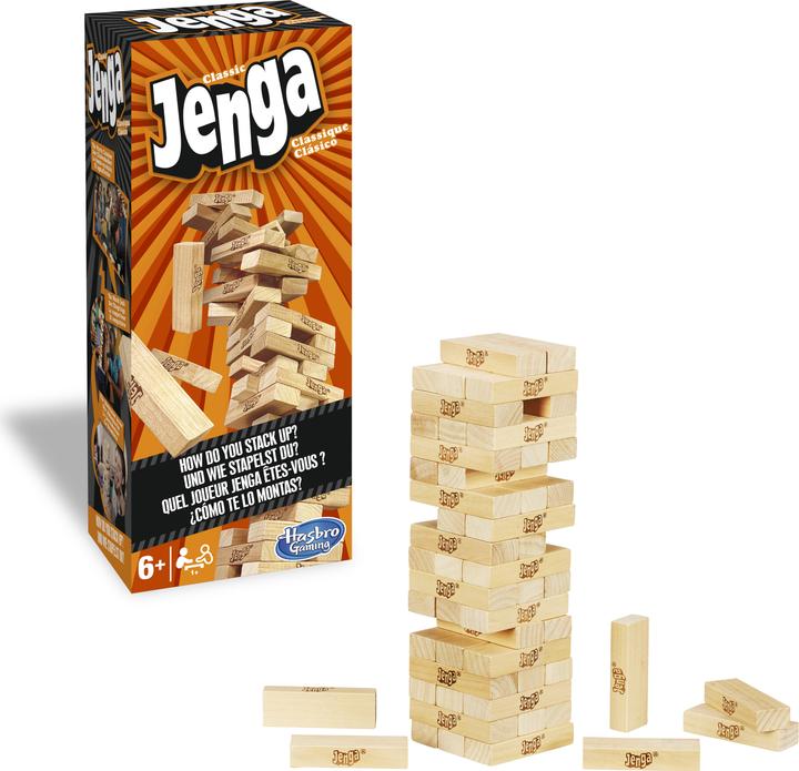 Produktbild Hasbro Gaming Jenga Classic (Französisch, Italienisch, Deutsch)