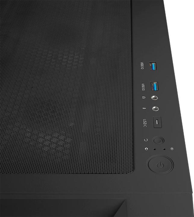 Actual product image Abysm Gaming Danube Mura BX300 Black ARGB (ATX, ITX, mATX)