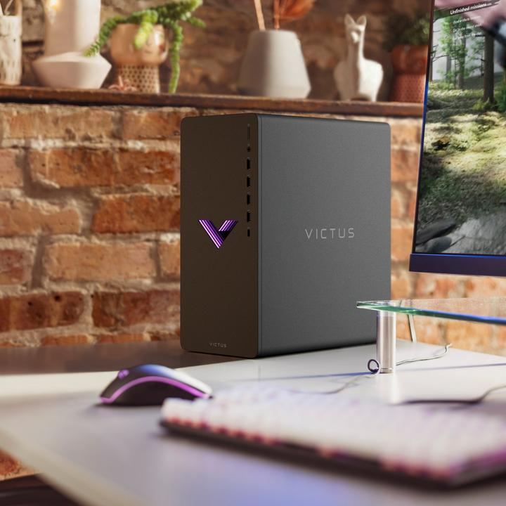 Actual product image HP Victus 15L Gaming DT TG02-0001nd (8Y7Y2EA) (AMD Ryzen 5 5600G, 16 GB, 512 GB, GeForce RTX 4060)