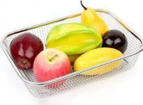 Actual product image Quttin rectan steel drainer. 37x27x7.4cm